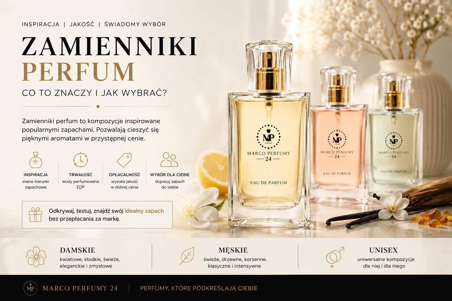 Zamienniki perfum – co to znaczy i jak wybrać